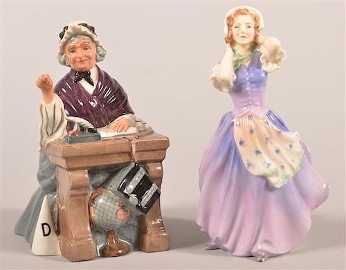 TWO ROYAL DOULTON FIGURINES.Two