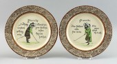 TWO ROYAL DOULTON GOLF PROVERB