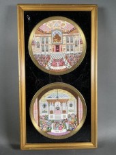 TWO ROYAL DOULTON NUMBERED PLA
