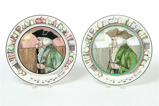 TWO ROYAL DOULTON PLATES.  England