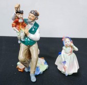 TWO ROYAL DOULTON PORCELAIN FI
