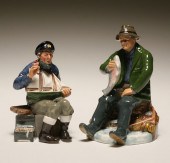 Two Royal Doulton porcelain fi