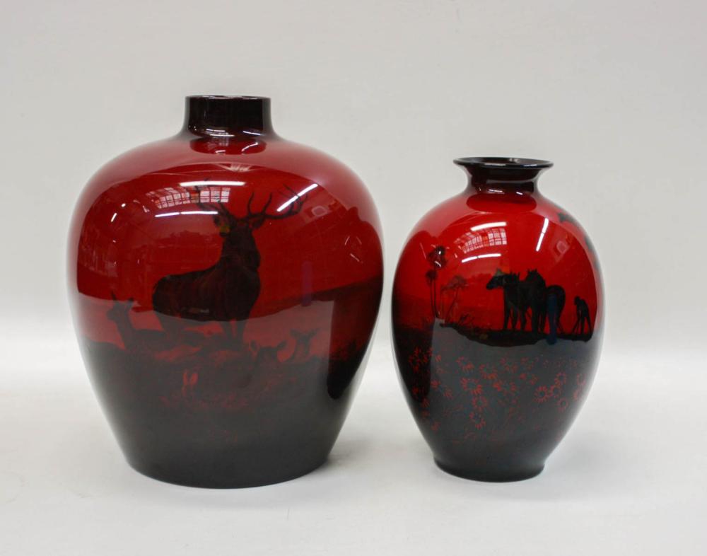 TWO ROYAL DOULTON PORCELAIN