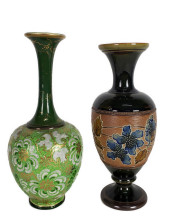 TWO ROYAL DOULTON SLATER VASES