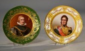 TWO ROYAL VIENNA CABINET PLATE