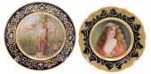TWO ROYAL VIENNA PORTRAIT PLAT