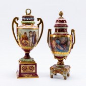TWO, ROYAL VIENNA TYPE CRANBER