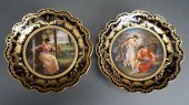 TWO ROYAL VIENNA TYPE HAND-PAI