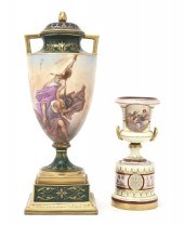 Two Royal Vienna Urns the firs