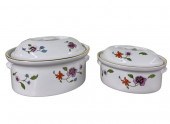 TWO ROYAL WORCESTER ASTLEY PAT