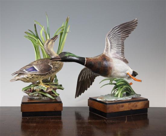 Two Royal Worcester models of
