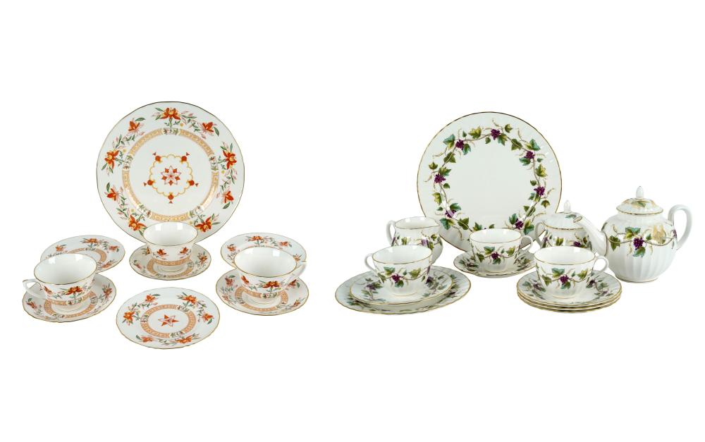 TWO ROYAL WORCESTER PORCELAIN