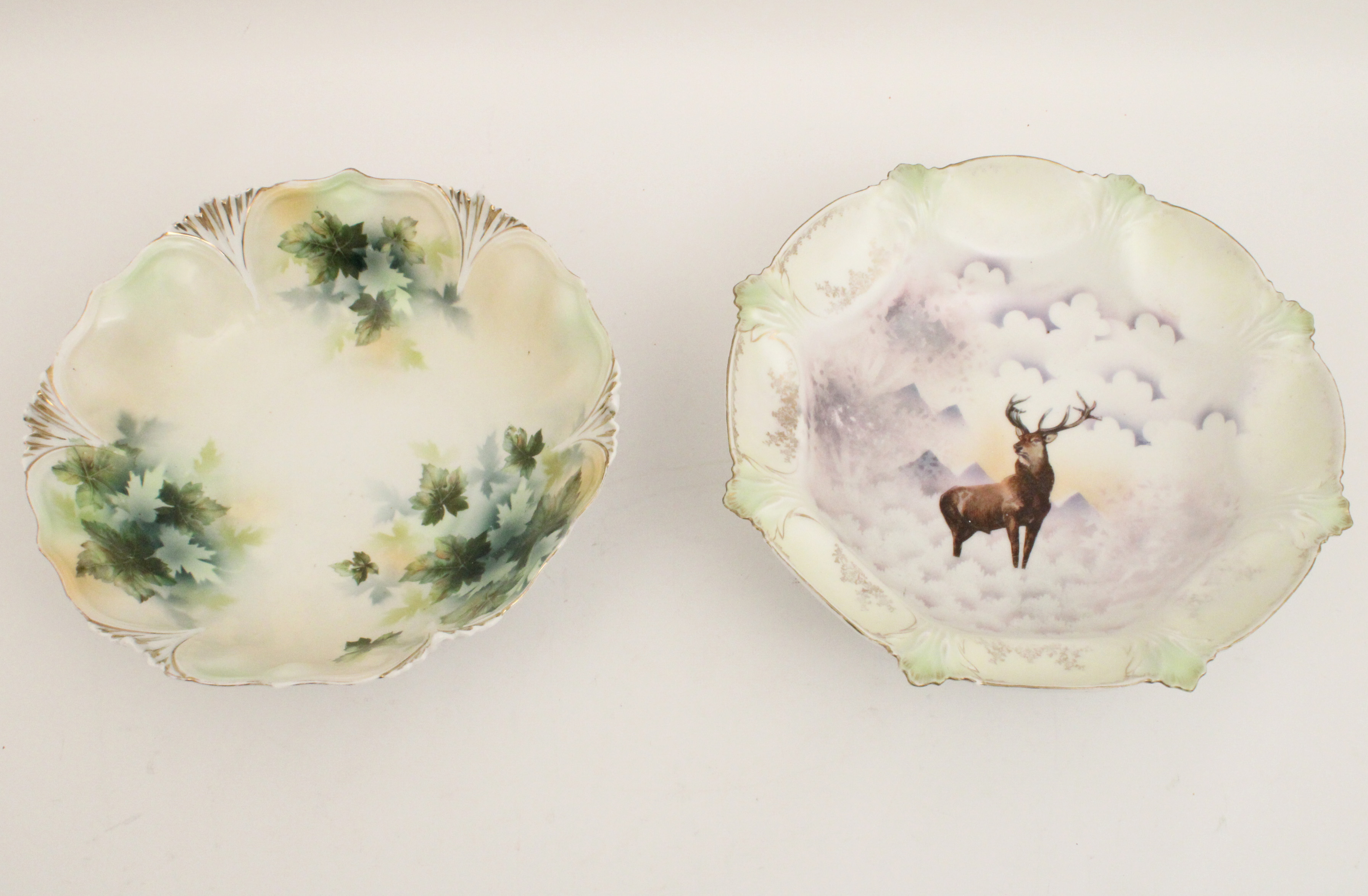 TWO RS PRUSSIA BOWLS TWO RS PRUSSIA