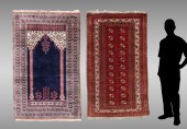TWO RUGS, 6'2'' X 4' & 5'10''