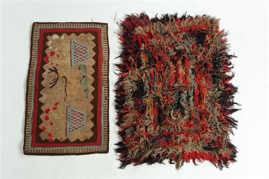 TWO RUGS.  American  2nd half -19th