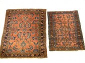 Two rugs: Antique Persian Lill