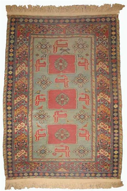 Two rugs    Lampa Karabagh long rug