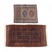TWO RUGS The first with allove