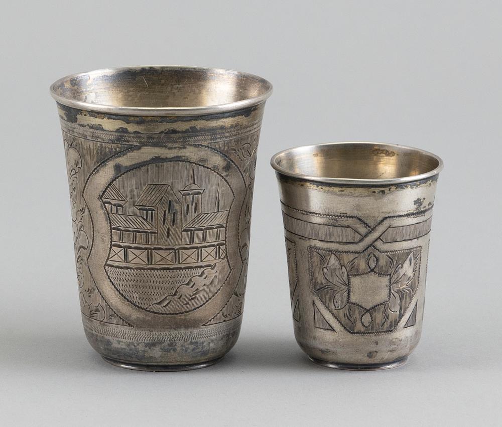 TWO RUSSIAN 84 ZOLOTNIK SILVER