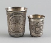 TWO RUSSIAN 84 ZOLOTNIK SILVER