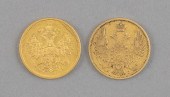 TWO RUSSIAN DOUBLE-EAGLE 5 ROU