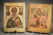 TWO RUSSIAN ICONS OF EASTERN O