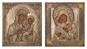 TWO RUSSIAN ICONS OF THE VIRGI