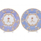 Two Russian Porcelain Plates f