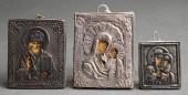 TWO RUSSIAN SILVER AND SILVER