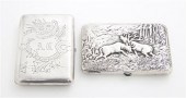 Two Russian Silver Cigarette C