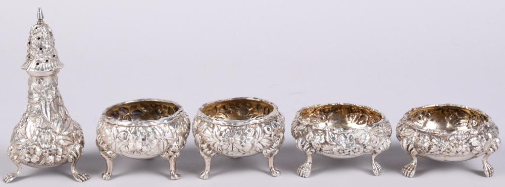 TWO S. KIRK & SON REPOUSSE OPEN