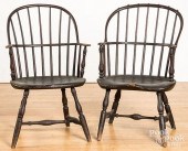 TWO SACKBACK WINDSOR CHAIRS, C
