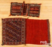 TWO SADDLEBAGSTwo saddlebags,
