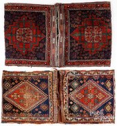 TWO SADDLEBAGSTwo saddlebags,