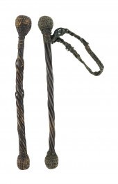 TWO SAILOR'S ROPEWORK AND BALE