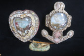 TWO SAILORS VALENTINE SHELL PL