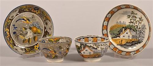 TWO SALOPIAN SOFT PASTE CHINA