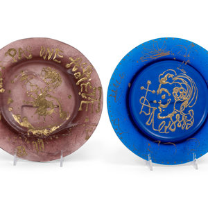 Two Salvador Dali Pâte de Verre