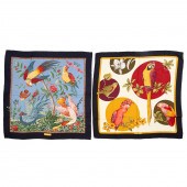 TWO SALVATORE FERRAGAMO SCARVE