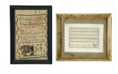 TWO SAMPLERS.  Anne Caldwell