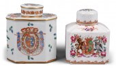 TWO SAMSON FAMILLE ROSE-DECORA