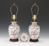 Two Samson Polychrome Lamps an