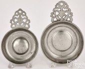 TWO SAMUEL HAMLIN, JR. PEWTER