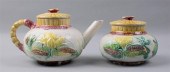 TWO SAMUEL LEAR MAJOLICA 'WATE