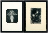 Two Sandro Chia etchings (Ital