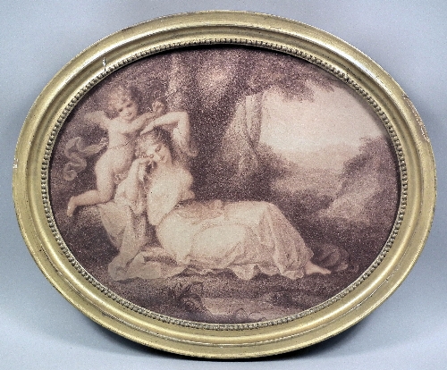 Two sanguine prints after
