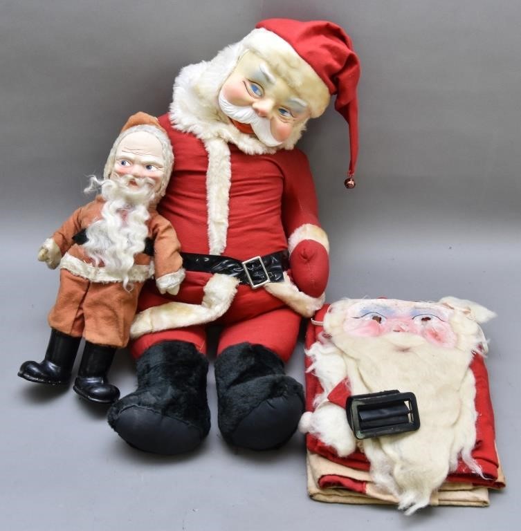 Two Santa Clauses, 1900's, and a