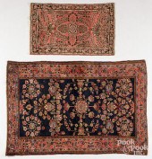 TWO SAROUK CARPETSTwo Sarouk c