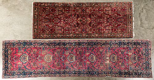 TWO SAROUK CARPETSTwo Sarouk