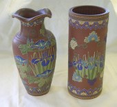 Two Satsuma Stoneware Vases,